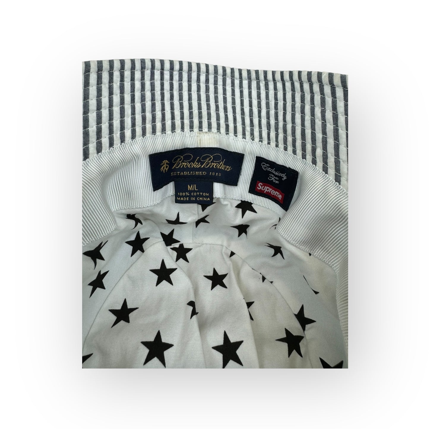 Supreme x Brooks Brothers bucket hat