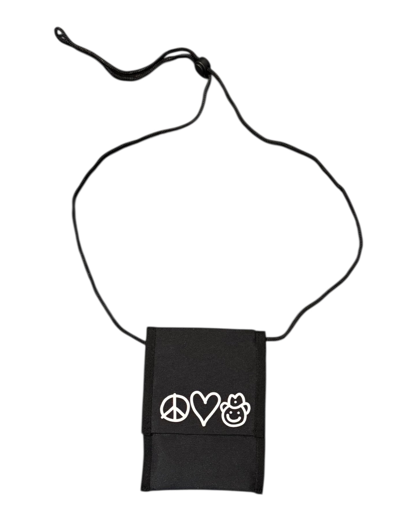 Rhinestone Cowboys “Peace n’ Love” Drawstring Side Bags