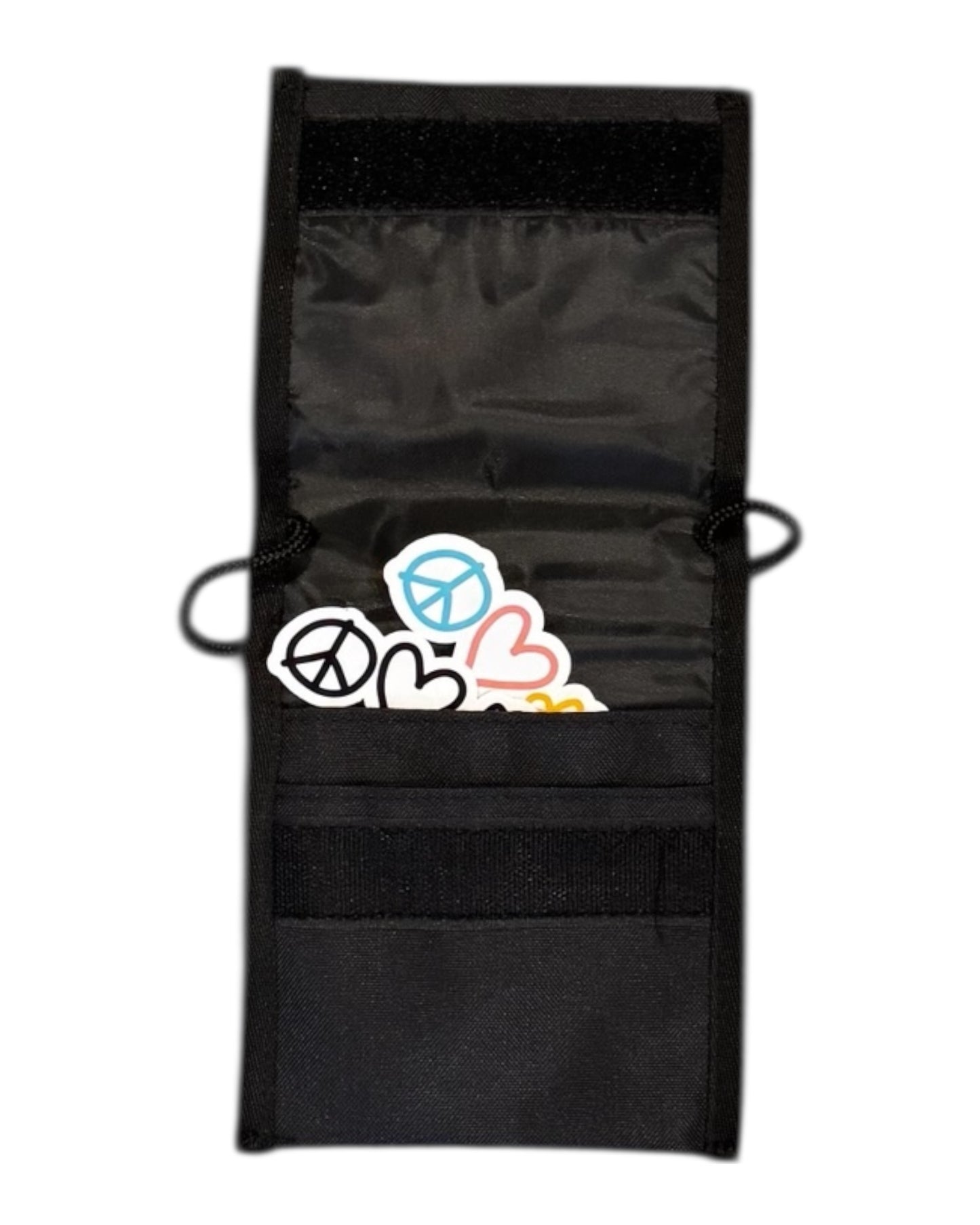 Rhinestone Cowboys “Peace n’ Love” Drawstring Side Bags