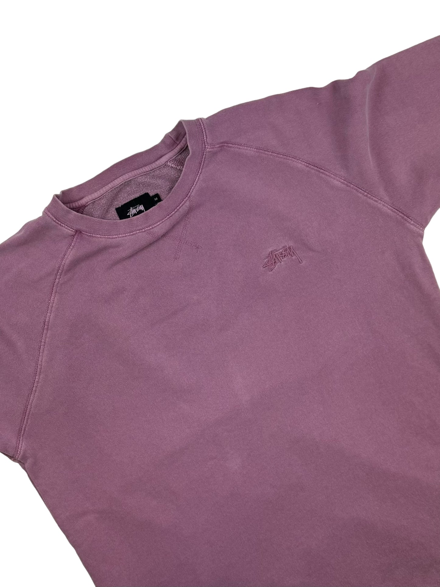 Stüssy washed pink sweatshirt