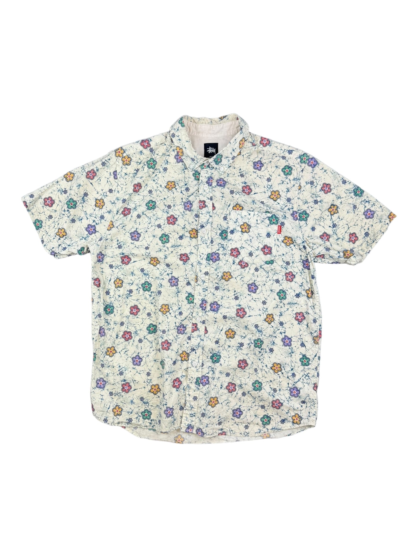 Stüssy Floral Print Short Sleeved Shirt