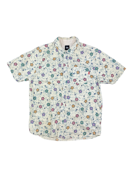 Stüssy Floral Print Short Sleeved Shirt