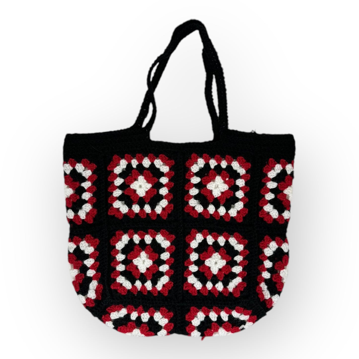 KMD crochet tote bag